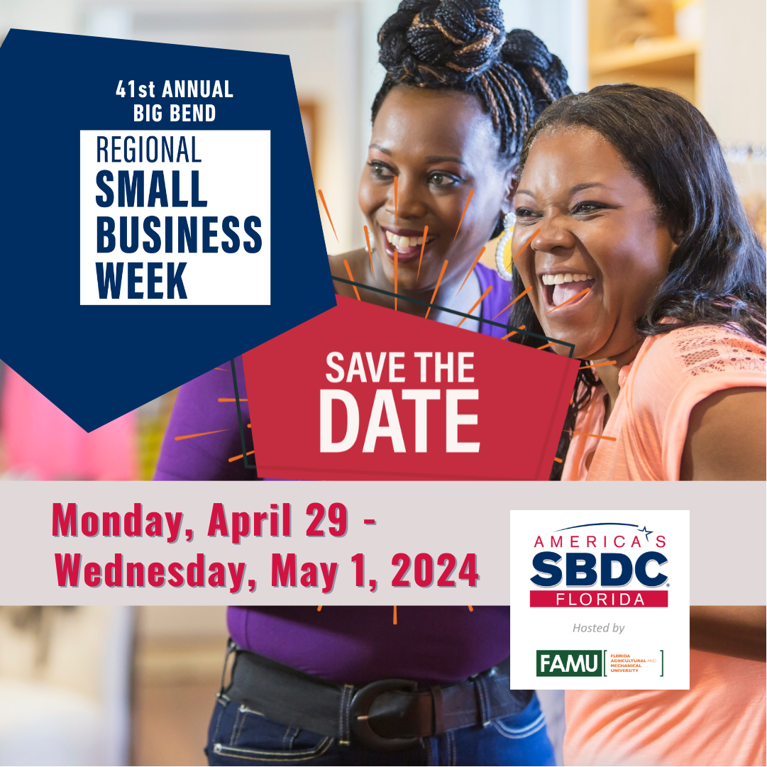 Save the Date Small Business Week: April 29 - May 1, 2024